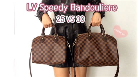 louis vuitton bandouliere 25 vs 30|louis vuitton 30 speedy.